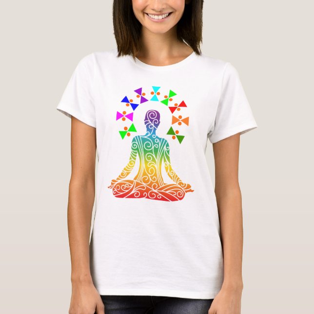 Yoga Day Graphics T Shirt (Framsida)
