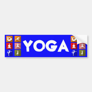 Yoga-dekal för bil bildekal