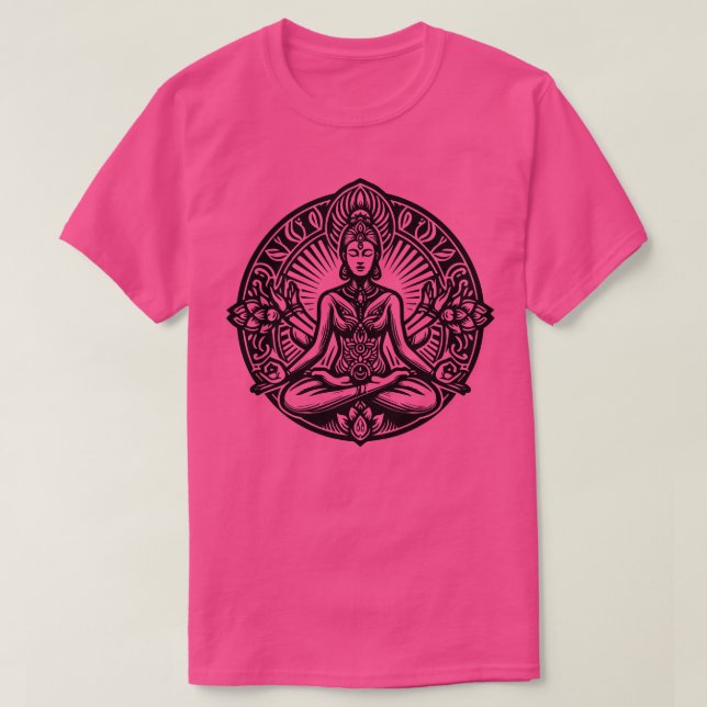 Yoga Design 1 T Shirt (Design framsida)