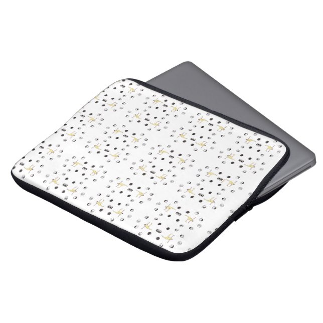 Yoga-Design Laptop Fodral (Framsida topp)