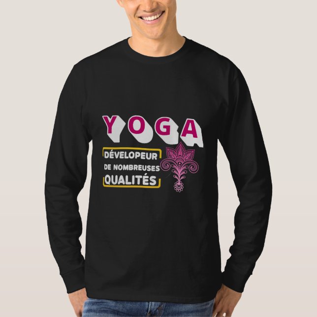 Yoga Developer of Many T Shirt (Framsida)