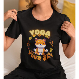 Yoga din väg Motivational Yoga Teacher Tshirt T Shirt