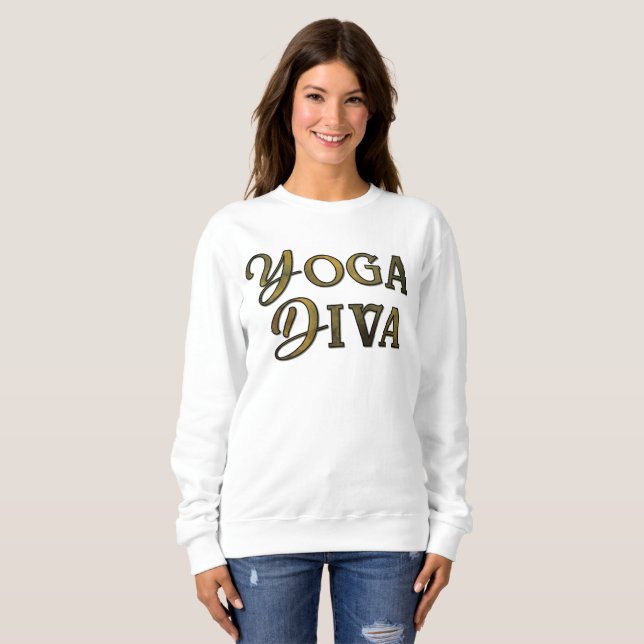 YOGA DIVA T SHIRT (Hel framsida)