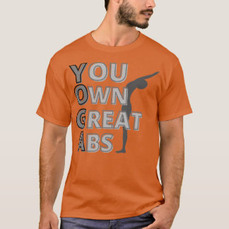YOGA Du äger Underbara abs T Shirt
