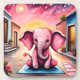 Yoga Elephant Underlägg