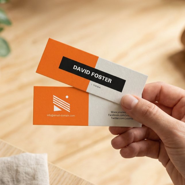 Yoga - Enkel Elegant Stylfull Mini Visitkort (Skapare uppladdad)