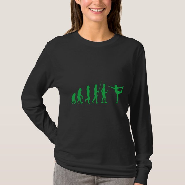 Yoga Evolution T Shirt (Framsida)