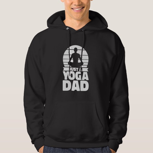 Yoga Far - Yogi A Yoga Pappa Hoodie (Framsida)