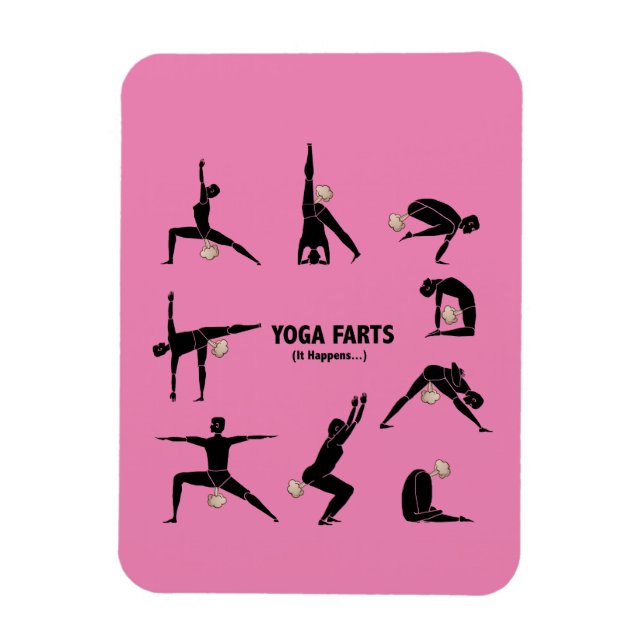 Yoga Farts Magnet (Vertikal)