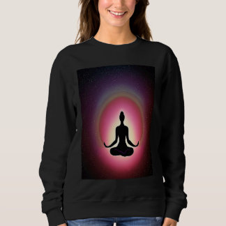 Yoga flicka Kvinna Solhälsning Meditation Chakra T Shirt