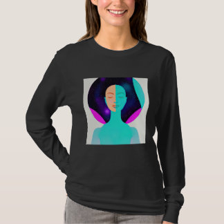 Yoga flicka Kvinnlig solhälsning Meditation Chakra T Shirt
