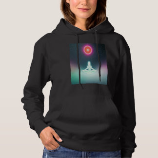 Yoga flicka Kvinnlig solhälsning Meditation Chakra T Shirt