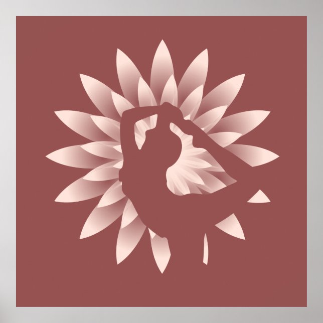 Yoga-flicka Poster (Framsidan)