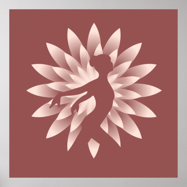 Yoga-flicka Poster (Framsidan)