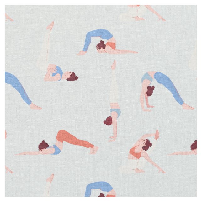 Yoga-flicka Tyg (Närbild)