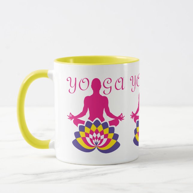 Yoga Flor de Loto Mugg (Vänster)