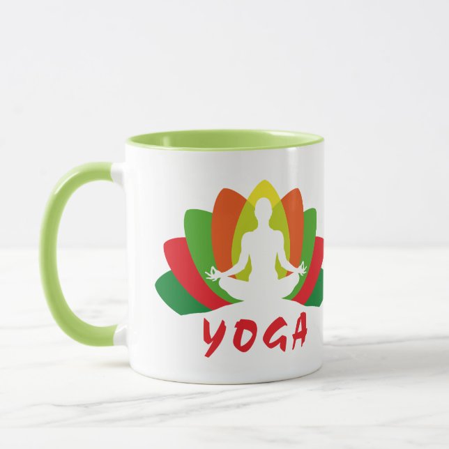 Yoga Flor de Loto Mugg (Vänster)