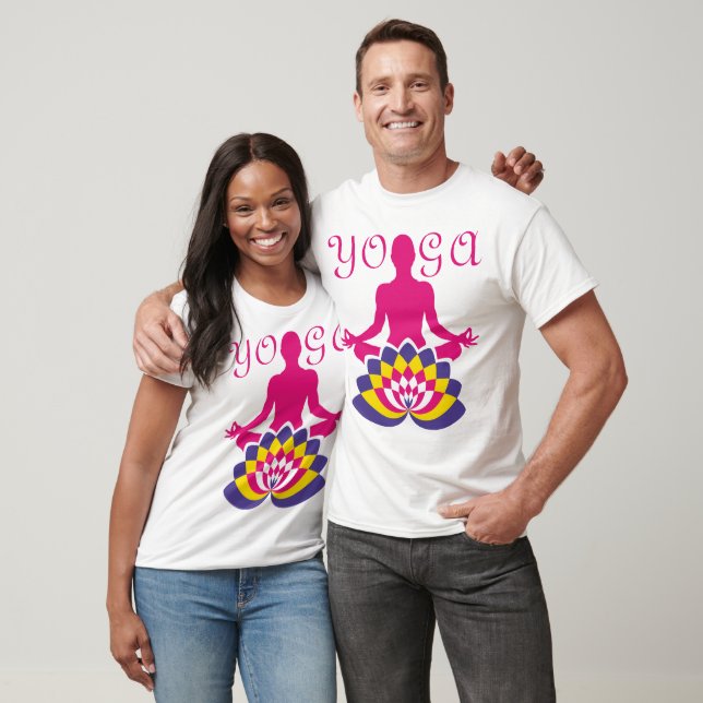 Yoga Flor de Loto T Shirt (Unisex)
