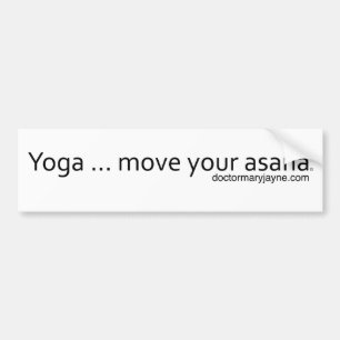 Yoga. Flyttning din Asana Bildekal