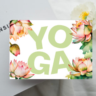 Yoga födelsedagsfest inbjudningar