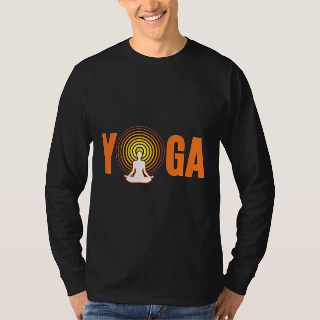 Yoga for Body Chakras T Shirt (Framsida)