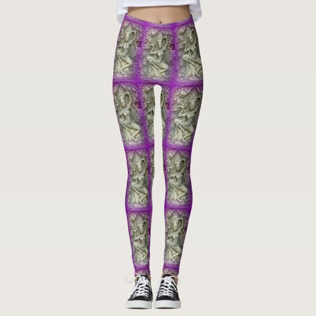 yoga för dansdakiniskulptur leggings (Framsida)