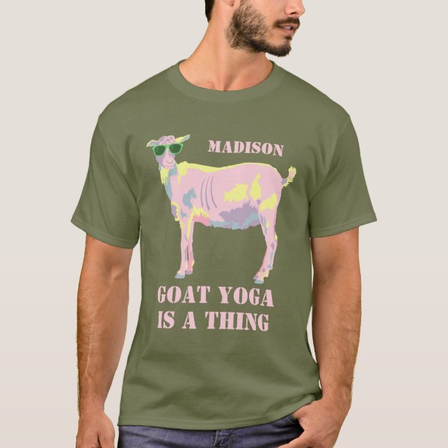 Yoga för get för getYogapastell en rolig är en sak T Shirt (Framsida)