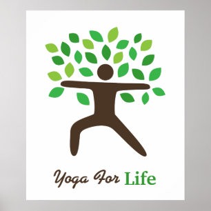 Yoga for Life, Warrior Pose, Träd Poster