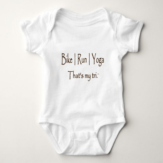 Yoga för springa | för cykel | tee shirt (Framsida)