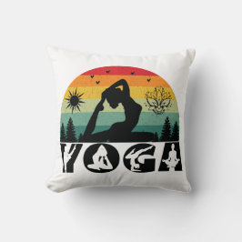 Yoga - Fred, Kärlek och ljus Kudde