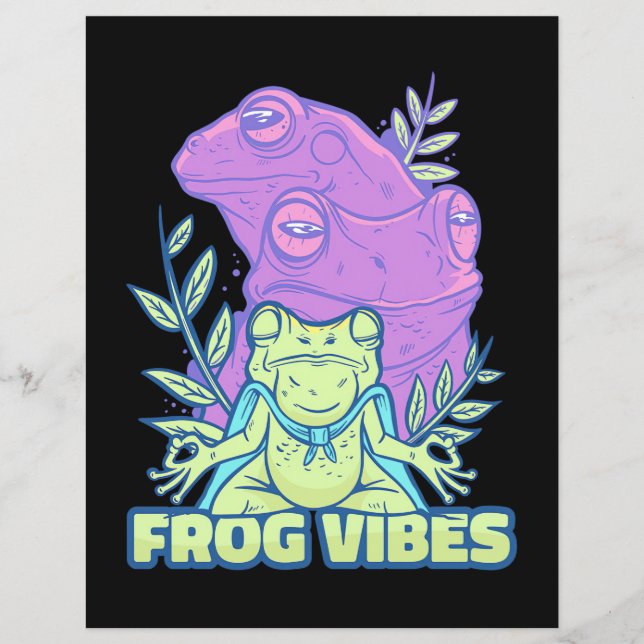 Yoga Frog Vibes (Framsida)