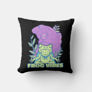 Yoga Frog Vibes Kudde