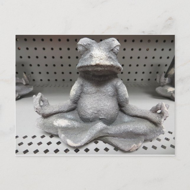 Yoga Frog Vykort (Framsida)