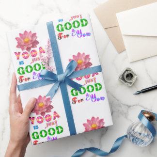 Yoga-gåva är bara bra för dig presentpapper