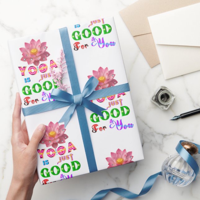 Yoga-gåva är bara bra för dig presentpapper (Gifting)