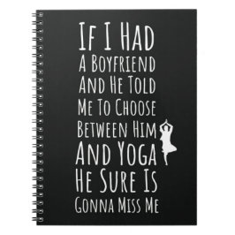 Yoga-gåvor till kvinnor, typografi anteckningsbok