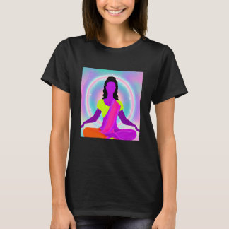 Yoga Girl Female Sol Salutation Meditation Chakra T Shirt