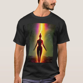 Yoga Girl Female Sol Salutation Meditation Chakra T Shirt