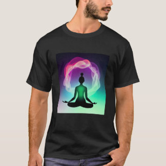 Yoga Girl Female Sol Salutation Meditation Chakra T Shirt