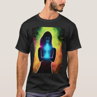 Yoga Girl Female Sol Salutation Meditation Chakra T Shirt