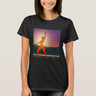 Yoga Girl Female Sol Salutation Meditation Chakra T Shirt