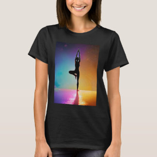 Yoga Girl Female Sol Salutation Meditation Chakra T Shirt