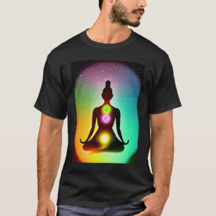 Yoga Girl Female Sol Salutation Meditation Chakra T Shirt