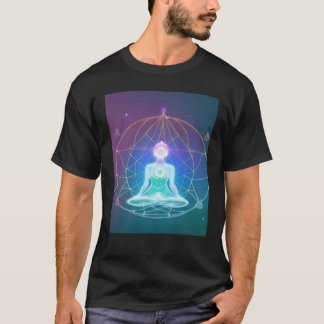 Yoga Girl Female Sol Salutation Meditation Chakra T Shirt