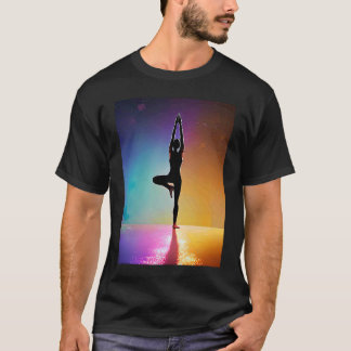 Yoga Girl Female Sol Salutation Meditation Chakra T Shirt