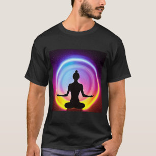 Yoga Girl Female Sol Salutation Meditation Chakra T Shirt