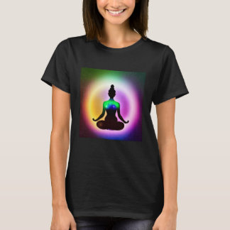 Yoga Girl Female Sol Salutation Meditation Chakra T Shirt
