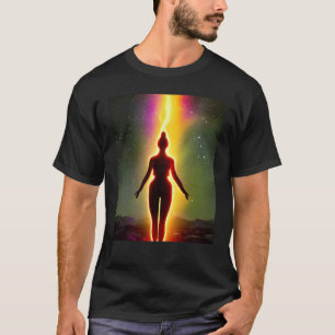 Yoga Girl Female Sol Salutation Meditation Chakra T Shirt