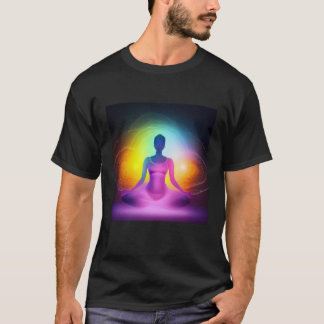 Yoga Girl Female Sol Salutation Meditation Chakra T Shirt