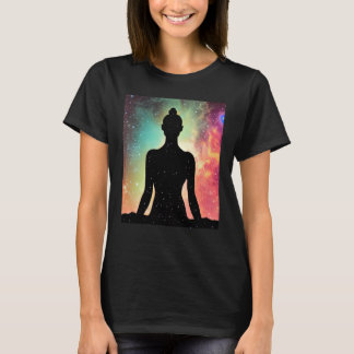 Yoga Girl Female Sol Salutation Meditation Chakra T Shirt